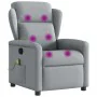 Sillón reclinable de masaje de tela gris claro von , Sessel - Ref: Foro24-4015586, Preis: 203,84 €, Rabatt: %