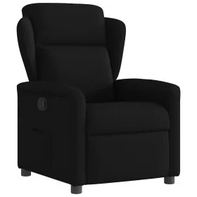 Sillón reclinable de tela negro by , Armchairs - Ref: Foro24-4015578, Price: 200,70 €, Discount: %