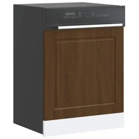 Panel para lavavajillas Porto madera contrachapada roble marrón by , Kitchen cabinets - Ref: Foro24-854144, Price: 36,37 €, D...
