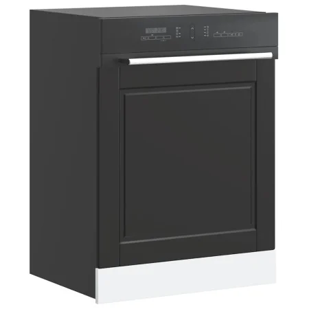 Panel para lavavajillas Porto madera contrachapada negro by , Kitchen cabinets - Ref: Foro24-854138, Price: 43,62 €, Discount: %