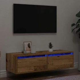 Mueble de TV con luces LED envejecida 100X35,5x25 cm von , TV-Möbel - Ref: Foro24-860245, Preis: 81,59 €, Rabatt: %
