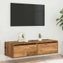 Mueble de TV con luces LED envejecida 100X35,5x25 cm von , TV-Möbel - Ref: Foro24-860245, Preis: 81,59 €, Rabatt: %