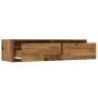 Mueble de TV con luces LED envejecida 100X35,5x25 cm von , TV-Möbel - Ref: Foro24-860245, Preis: 81,59 €, Rabatt: %