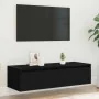 Mueble de TV con luces LED roble negro 100X35,5x25 cm von , TV-Möbel - Ref: Foro24-860239, Preis: 87,65 €, Rabatt: %