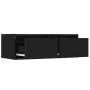 Mueble de TV con luces LED roble negro 75x35,5x25 cm von , TV-Möbel - Ref: Foro24-860230, Preis: 71,01 €, Rabatt: %