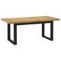 Mesa de comedor "NOAIN" patas U madera maciza pino 180x90x75 cm von , Küchen- und Esstische - Ref: Foro24-3328259, Preis: 351...