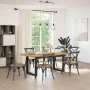 Mesa de comedor "NOAIN" patas U madera maciza pino 180x90x75 cm von , Küchen- und Esstische - Ref: Foro24-3328259, Preis: 351...