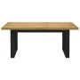 Mesa de comedor "NOAIN" patas U madera maciza pino 180x90x75 cm von , Küchen- und Esstische - Ref: Foro24-3328259, Preis: 351...