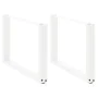 Patas de mesa de centro forma U 2uds acero blanco 70x(42-43) cm de , Patas para mesas - Ref: Foro24-4013165, Precio: 64,51 €,...