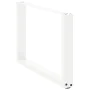 Patas de mesa de centro forma U 2uds acero blanco 70x(42-43) cm de , Patas para mesas - Ref: Foro24-4013165, Precio: 64,51 €,...