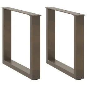 Patas para mesa de centro en forma de U 2 uds antracita acero by , Table legs - Ref: Foro24-4013159, Price: 57,32 €, Discount: %