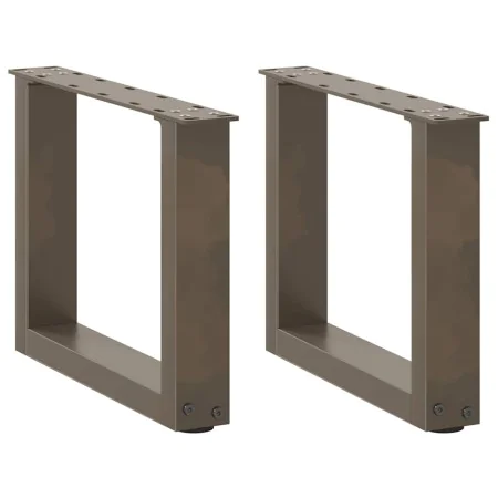 Patas de mesa centro forma U 2uds acero natural 30x(30-31) cm de , Patas para mesas - Ref: Foro24-4013131, Precio: 41,03 €, D...