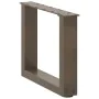 Patas de mesa centro forma U 2uds acero natural 30x(30-31) cm de , Patas para mesas - Ref: Foro24-4013131, Precio: 41,03 €, D...