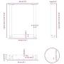 Patas de mesa de centro forma U 2uds acero negro 38x(42-43) cm de , Patas para mesas - Ref: Foro24-4013152, Precio: 55,25 €, ...