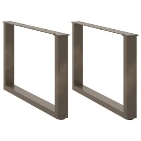Patas para mesa de centro en forma de U 2 uds antracita acero by , Table legs - Ref: Foro24-4013167, Price: 62,10 €, Discount: %