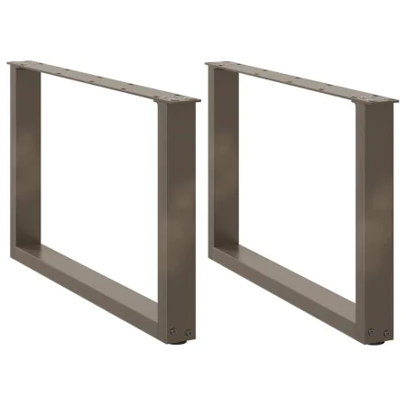Patas para mesa de centro en forma de U 2 uds antracita acero by , Table legs - Ref: Foro24-4013167, Price: 62,10 €, Discount: %