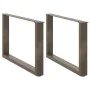 Patas para mesa de centro en forma de U 2 uds antracita acero by , Table legs - Ref: Foro24-4013167, Price: 62,10 €, Discount: %