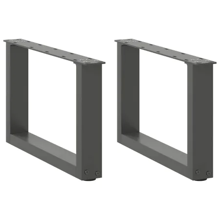 Patas de mesa centro forma U 2uds acero antracita 50x(30-31) cm by , Table legs - Ref: Foro24-4013138, Price: 58,09 €, Discou...