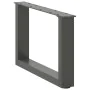 Patas de mesa centro forma U 2uds acero antracita 50x(30-31) cm by , Table legs - Ref: Foro24-4013138, Price: 58,09 €, Discou...