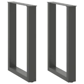 Patas para mesa comedor forma U 2uds antracita 50x(72-73) cm von , Tischbeine - Ref: Foro24-4013178, Preis: 93,25 €, Rabatt: %
