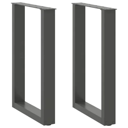 Patas para mesa comedor forma U 2uds antracita 50x(72-73) cm de , Patas para mesas - Ref: Foro24-4013178, Precio: 93,22 €, De...