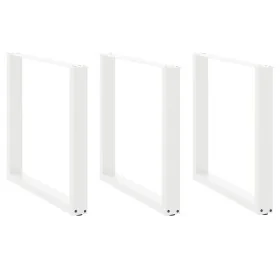 Patas para mesa centro forma U 3 uds blanco 90x(72-73) cm acero von , Tischbeine - Ref: Foro24-4013209, Preis: 134,33 €, Raba...