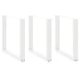 Patas para mesa centro forma U 3 uds blanco 90x(72-73) cm acero de , Patas para mesas - Ref: Foro24-4013209, Precio: 146,30 €...