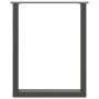 Patas mesa centro forma U 2uds antracita 70x(72-73)cm acero von , Tischbeine - Ref: Foro24-4013186, Preis: 84,65 €, Rabatt: %