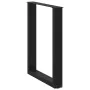 Patas para mesa centro forma U 3 uds acero negro 70x(72-73) cm by , Table legs - Ref: Foro24-4013200, Price: 113,90 €, Discou...