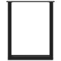 Patas para mesa centro forma U 3 uds acero negro 70x(72-73) cm by , Table legs - Ref: Foro24-4013200, Price: 113,90 €, Discou...