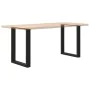 Patas para mesa centro forma U 2 uds acero negro 70x(72-73) cm by , Table legs - Ref: Foro24-4013184, Price: 76,64 €, Discoun...