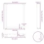 Patas para mesa centro forma U 2 uds acero negro 70x(72-73) cm by , Table legs - Ref: Foro24-4013184, Price: 76,64 €, Discoun...