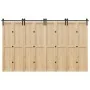 Kit de herrajes para puertas correderas acero negro 366 cm von , Türartikel - Ref: Foro24-3295803, Preis: 181,96 €, Rabatt: %