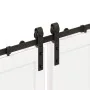 Kit de herrajes para puertas correderas acero negro 366 cm von , Türartikel - Ref: Foro24-3295803, Preis: 181,96 €, Rabatt: %