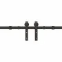 Kit de herrajes para puertas correderas acero negro 366 cm von , Türartikel - Ref: Foro24-3295803, Preis: 181,96 €, Rabatt: %