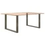 Patas mesa comedor forma U 2uds acero natural 100x(72-73) cm by , Table legs - Ref: Foro24-4013199, Price: 101,58 €, Discount: %