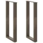 Patas para mesa de centro en forma de U 2 uds antracita acero by , Table legs - Ref: Foro24-4013171, Price: 58,88 €, Discount: %