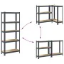 Estante almacenaje 5 niveles 2 uds acero y madera contrachapada von , Industrieregale - Ref: Foro24-3307588, Preis: 77,80 €, ...