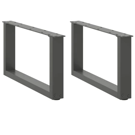Patas de mesa centro forma U 2uds acero antracita 70x(30-31) cm de , Patas para mesas - Ref: Foro24-4013146, Precio: 63,65 €,...