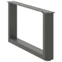 Patas de mesa centro forma U 2uds acero antracita 70x(30-31) cm de , Patas para mesas - Ref: Foro24-4013146, Precio: 63,65 €,...