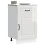 Mueble bajo cocina Kalmar madera ingeniería blanca alto brillo von , Küchenschränke - Ref: Foro24-853479, Preis: 106,33 €, Ra...