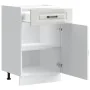 Mueble bajo cocina Kalmar madera ingeniería blanca alto brillo von , Küchenschränke - Ref: Foro24-853479, Preis: 106,33 €, Ra...