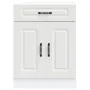 Mueble bajo de cocina Kalmar madera de ingeniería blanca de , Armarios de cocina - Ref: Foro24-853487, Precio: 86,38 €, Descu...