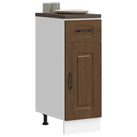 Mueble bajo de cocina Kalmar madera ingeniería de roble marrón by , Kitchen cabinets - Ref: Foro24-853464, Price: 59,87 €, Di...