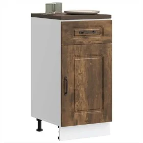Mueble bajo de cocina Kalmar de madera ingeniería roble ahumado von , Küchenschränke - Ref: Foro24-853472, Preis: 80,59 €, Ra...