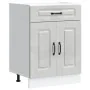 Mueble bajo de cocina Kalmar madera de ingeniería gris hormigón de , Armarios de cocina - Ref: Foro24-853491, Precio: 86,14 €...