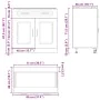 Mueble bajo de cocina Kalmar madera ingeniería de roble sonoma von , Küchenschränke - Ref: Foro24-853500, Preis: 94,89 €, Rab...