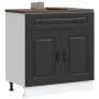 Mueble bajo de cocina Kalmar madera de ingeniería negra von , Küchenschränke - Ref: Foro24-853498, Preis: 106,52 €, Rabatt: %