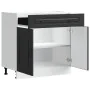 Mueble bajo de cocina Kalmar madera de ingeniería negra von , Küchenschränke - Ref: Foro24-853498, Preis: 106,52 €, Rabatt: %