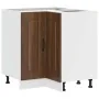 Mueble bajo esquinero de cocina Kalmar marrón roble by , Kitchen cabinets - Ref: Foro24-853514, Price: 101,14 €, Discount: %